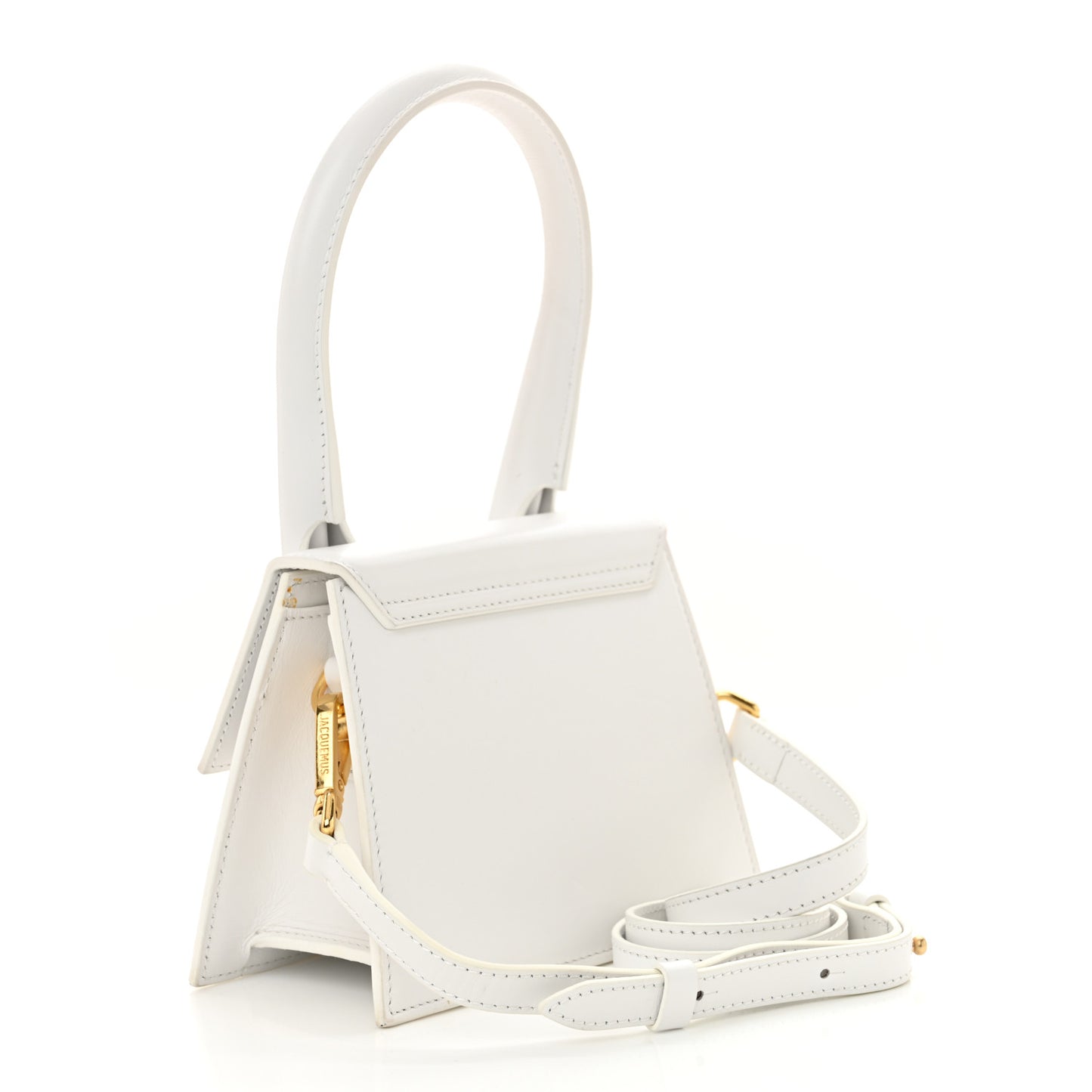 Smooth Calfskin Le Chiquito Moyen White