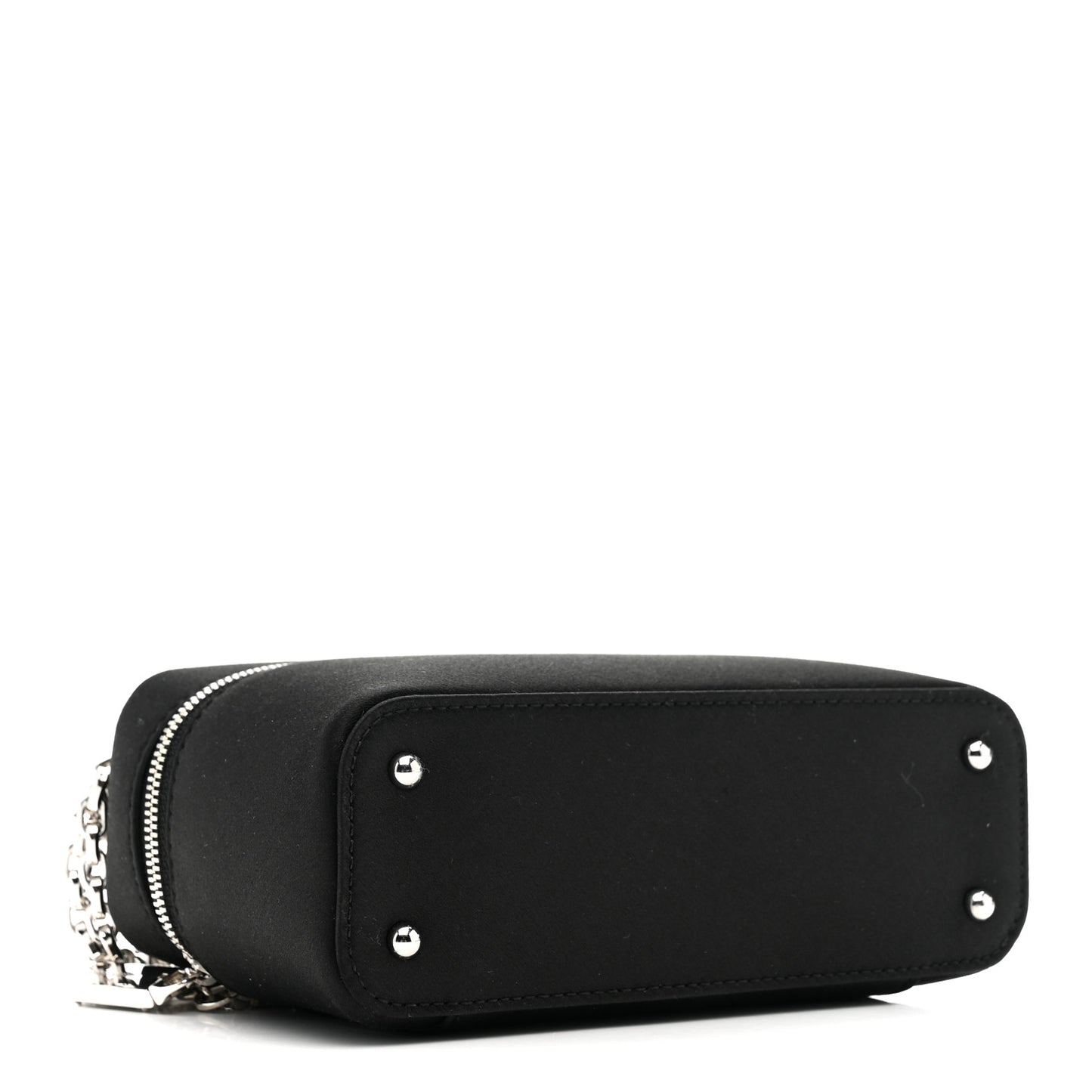 Satin Crystal Pave Medium Sicily Tubes Black