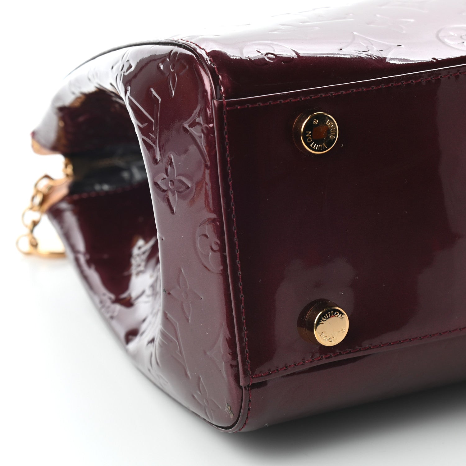 Louis Vuitton Vernis Brea GM Rouge Fauviste 8 of 9