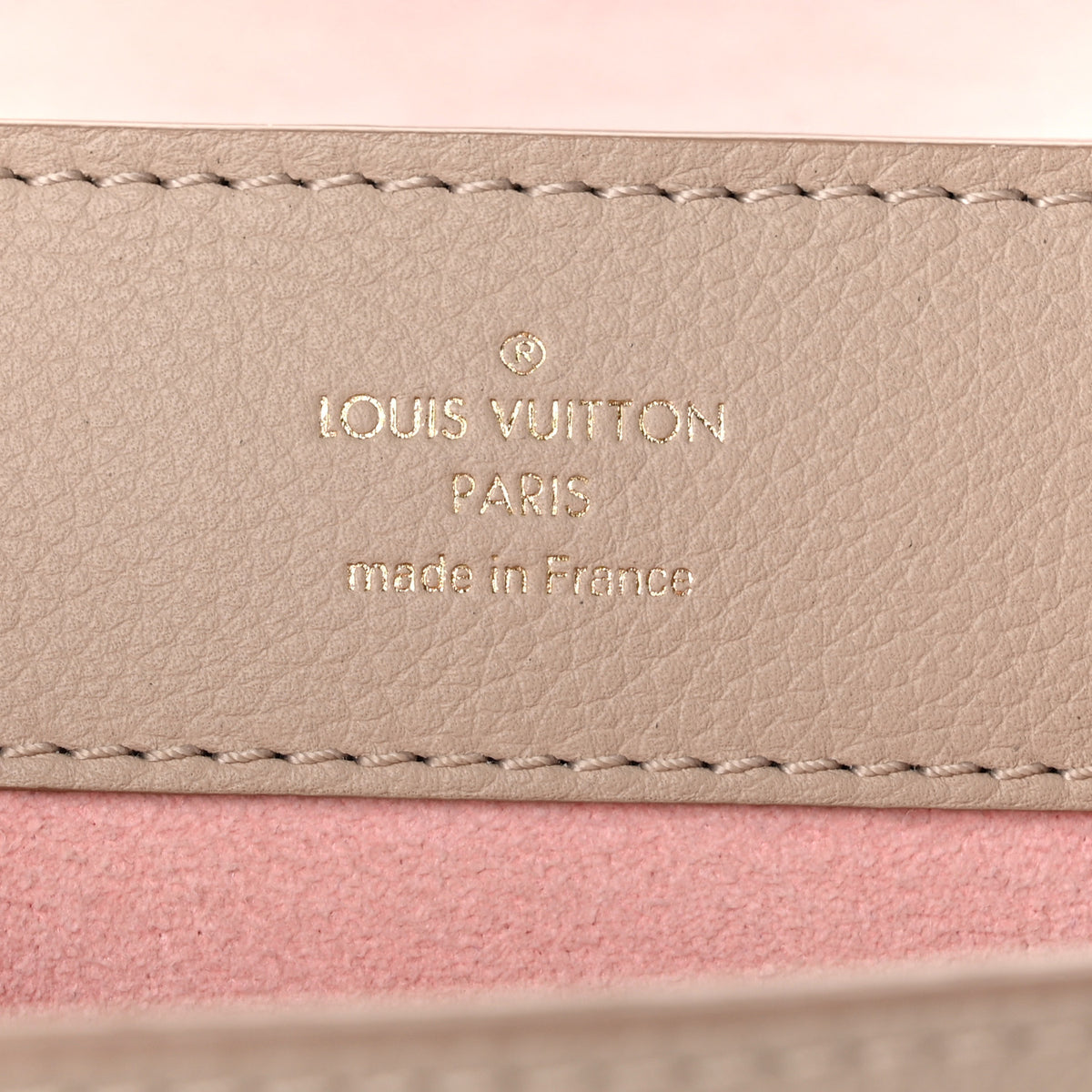 Louis Vuitton Soft Calfskin Mini Lockme Ever Greige 6 of 9