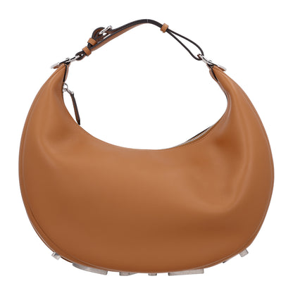 Fendi Vitello Grace Matte Medium Fendigraphy Hobo Bag Caramello 1 of 10