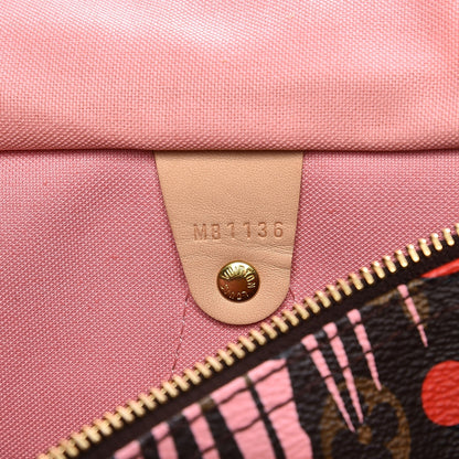 Louis Vuitton Monogram Jungle Dots Speedy 30 Sugar Pink Poppy 7 of 12