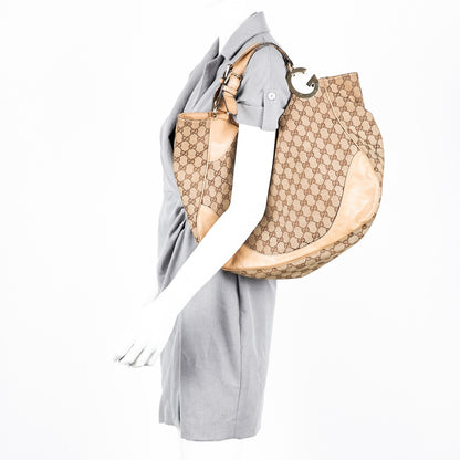 Gucci Monogram Charlotte Tote Tan 2 of 7