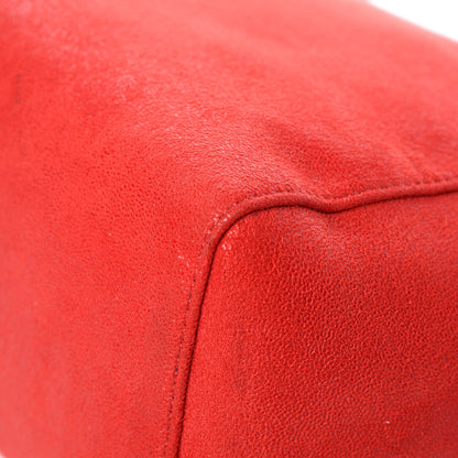 Stella McCartney Shaggy Deer Falabella East West Shopper Tote Red 11 of 12