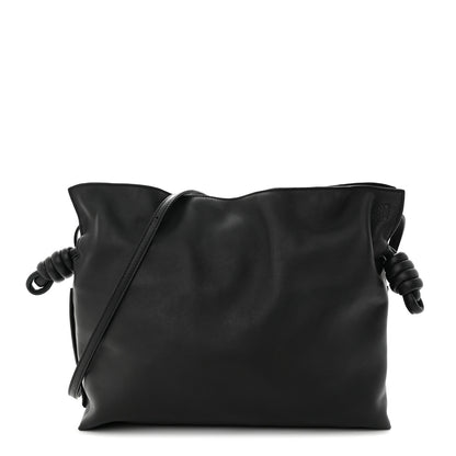 Loewe Calfskin Small Flamenco Knot Bag Black 1 of 11