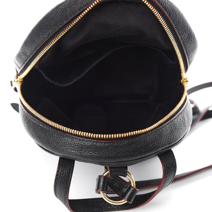 Miu Miu Goatskin Madras Backpack Black 5 of 11