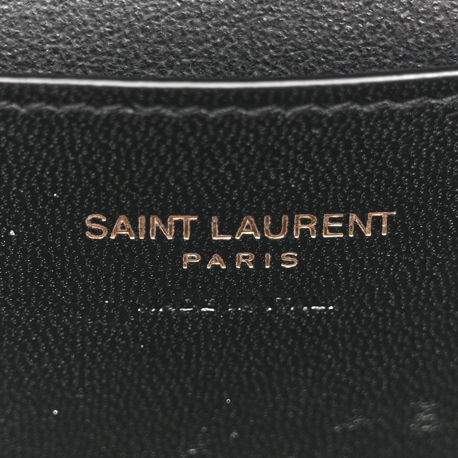 Saint Laurent Lambskin Quilted Mini Gaby Vanity Case Black 6 of 10