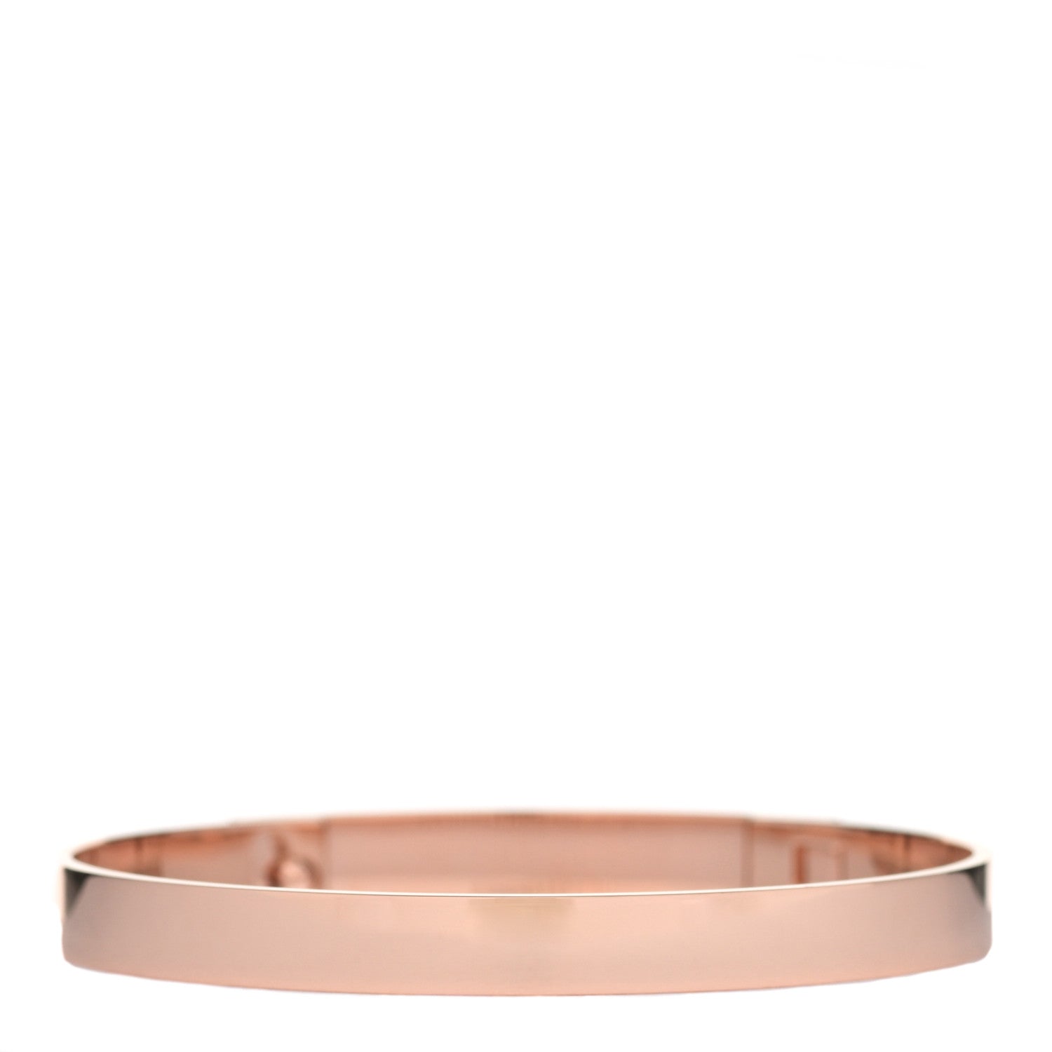Hermes 18K Rose Gold Diamond PM Collier De Chien Bracelet SH 3 of 5