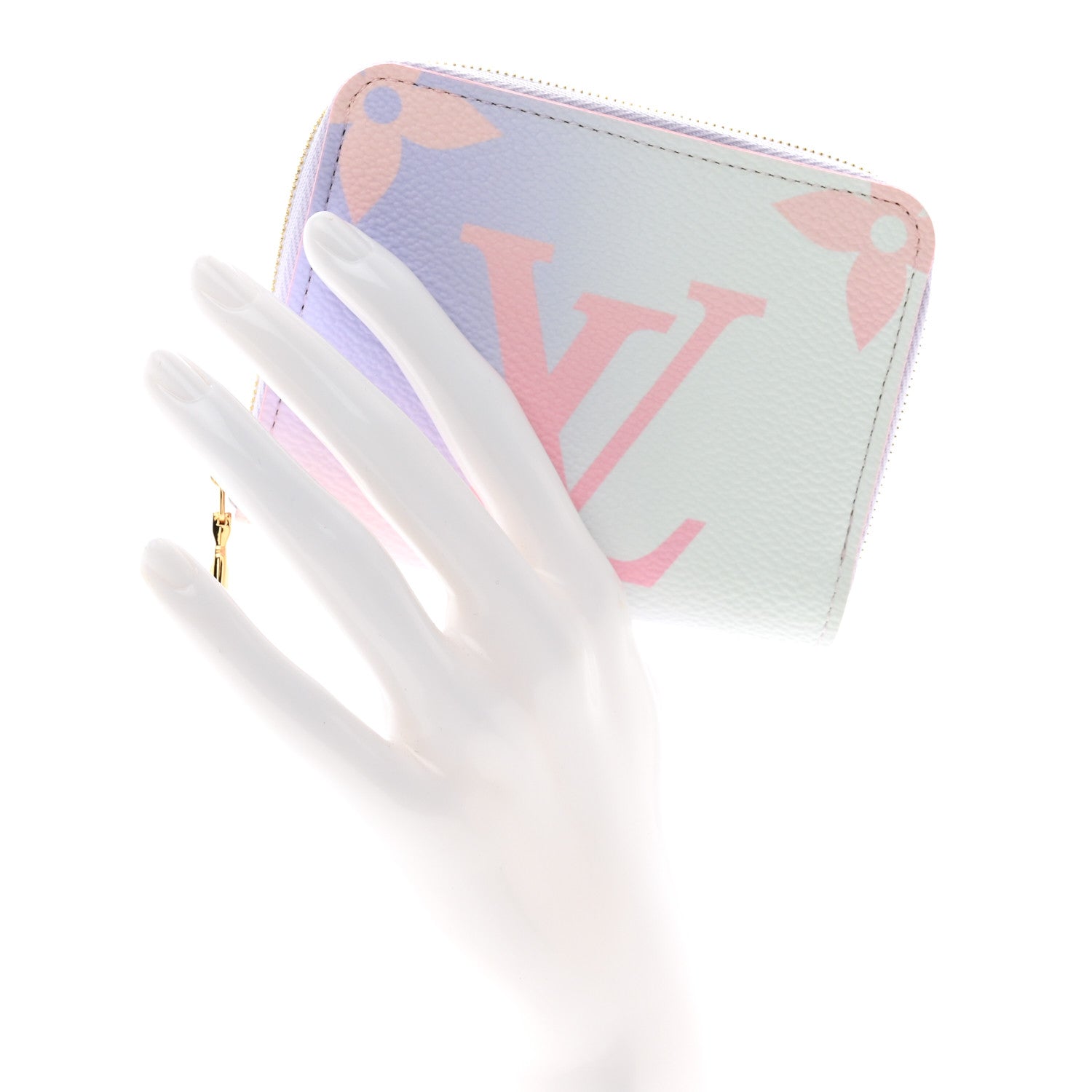 Louis Vuitton Monogram Giant Spring In The City Zippy Coin Purse Sunrise Pastel 2 of 8