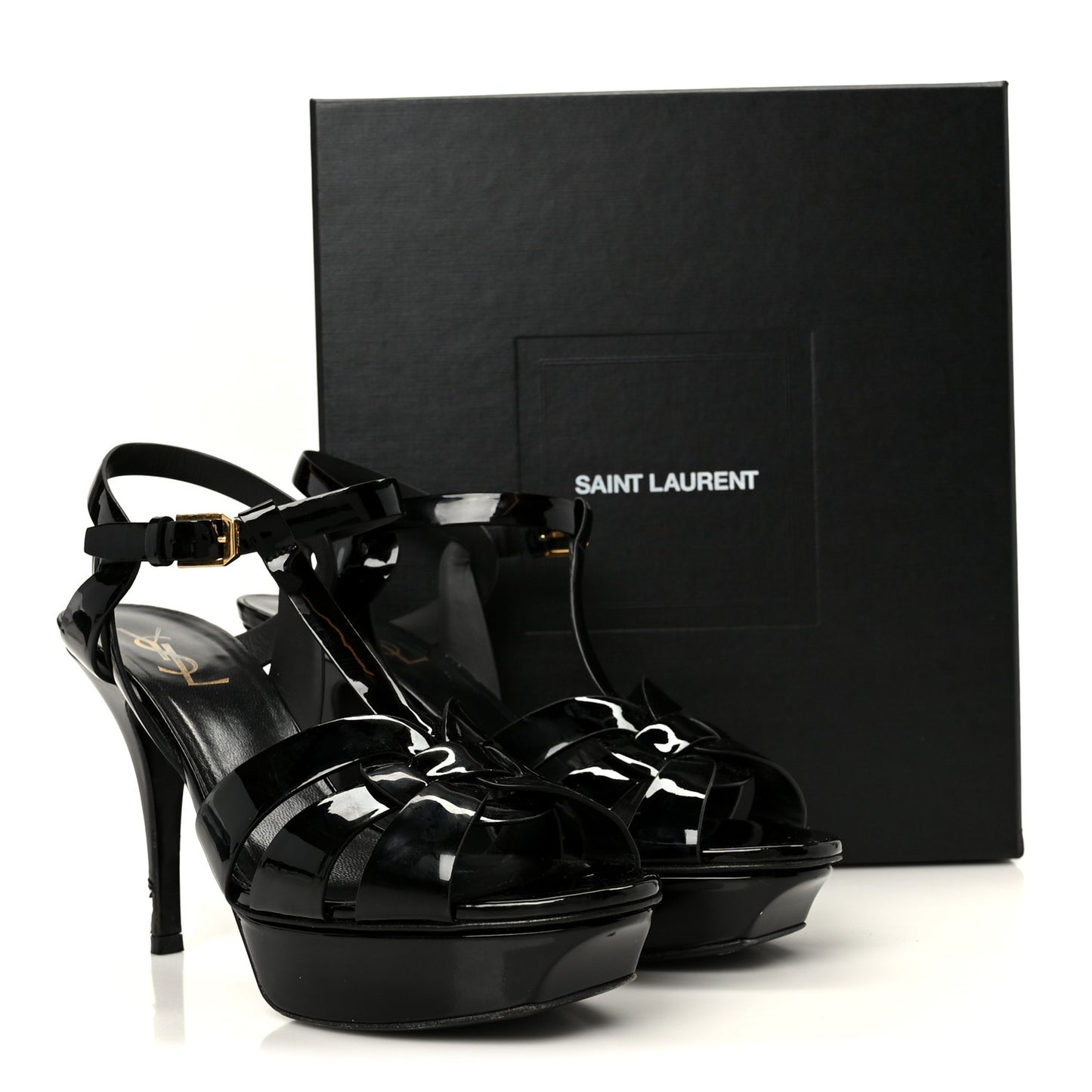 Patent Tribute 75 Platform Sandals 39 Black