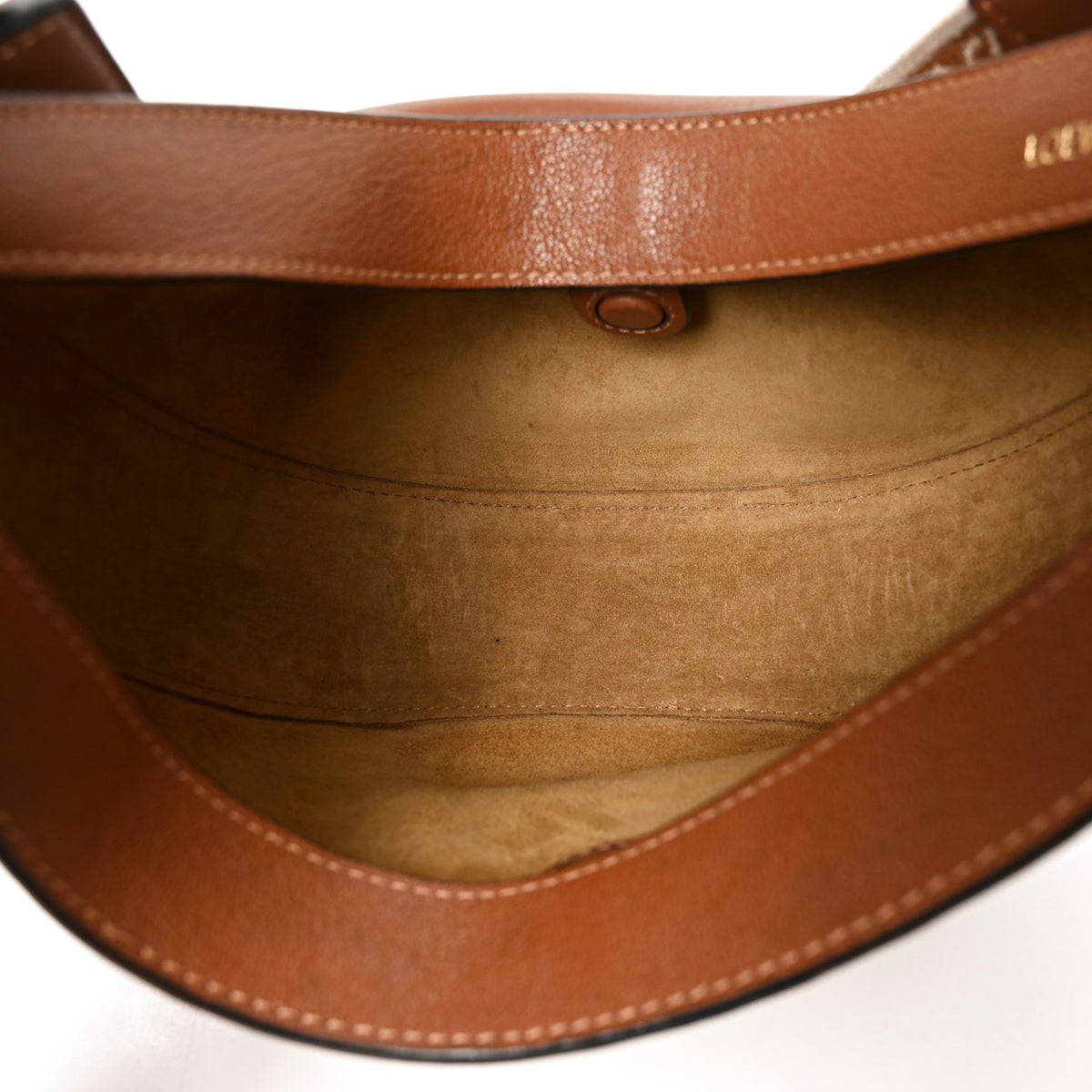 Loewe Satin Calfskin Jacquard Luna Bag Pecan 5 of 9