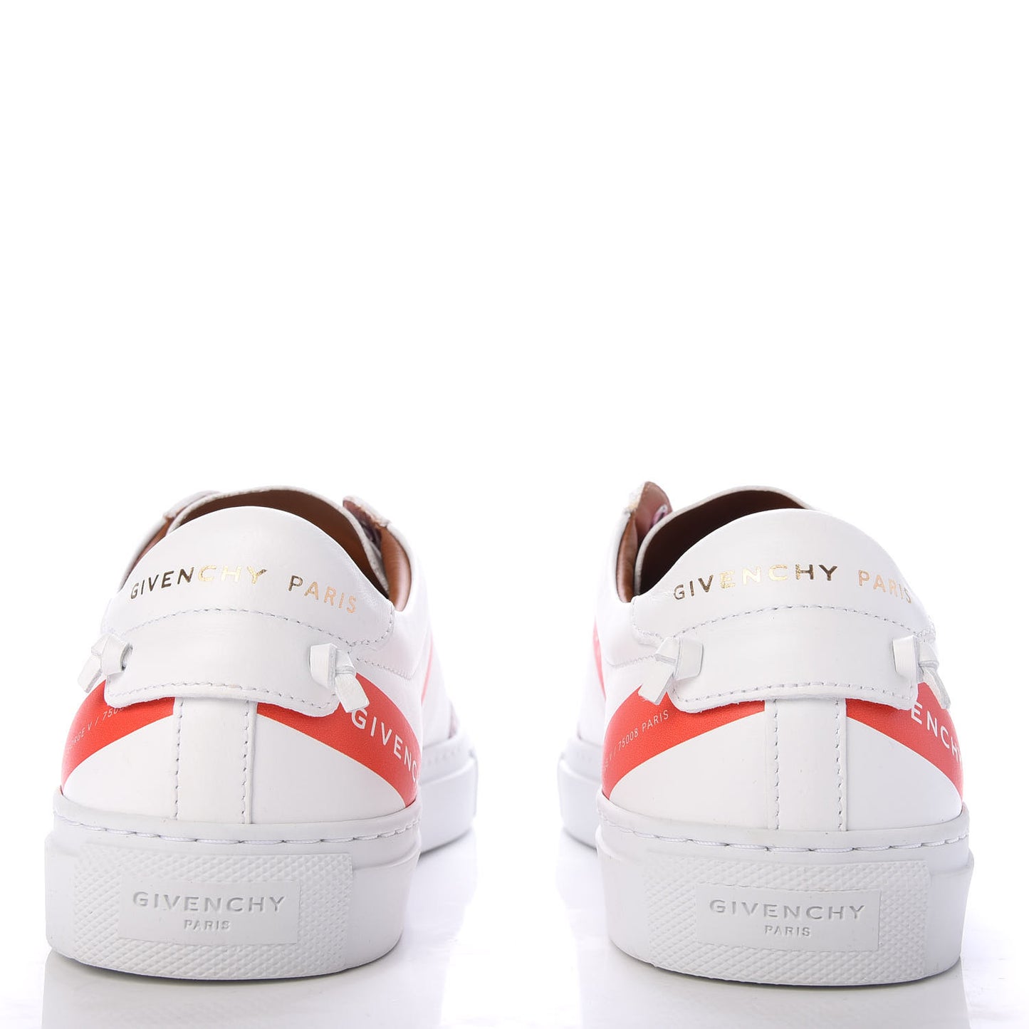 Calfskin Logo Tape Womens Urban Street Sneakers 37 White
