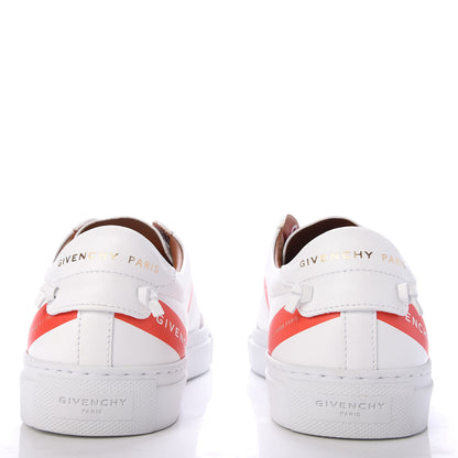 Givenchy Calfskin Logo Tape Womens Urban Street Sneakers 37 White 6 of 9