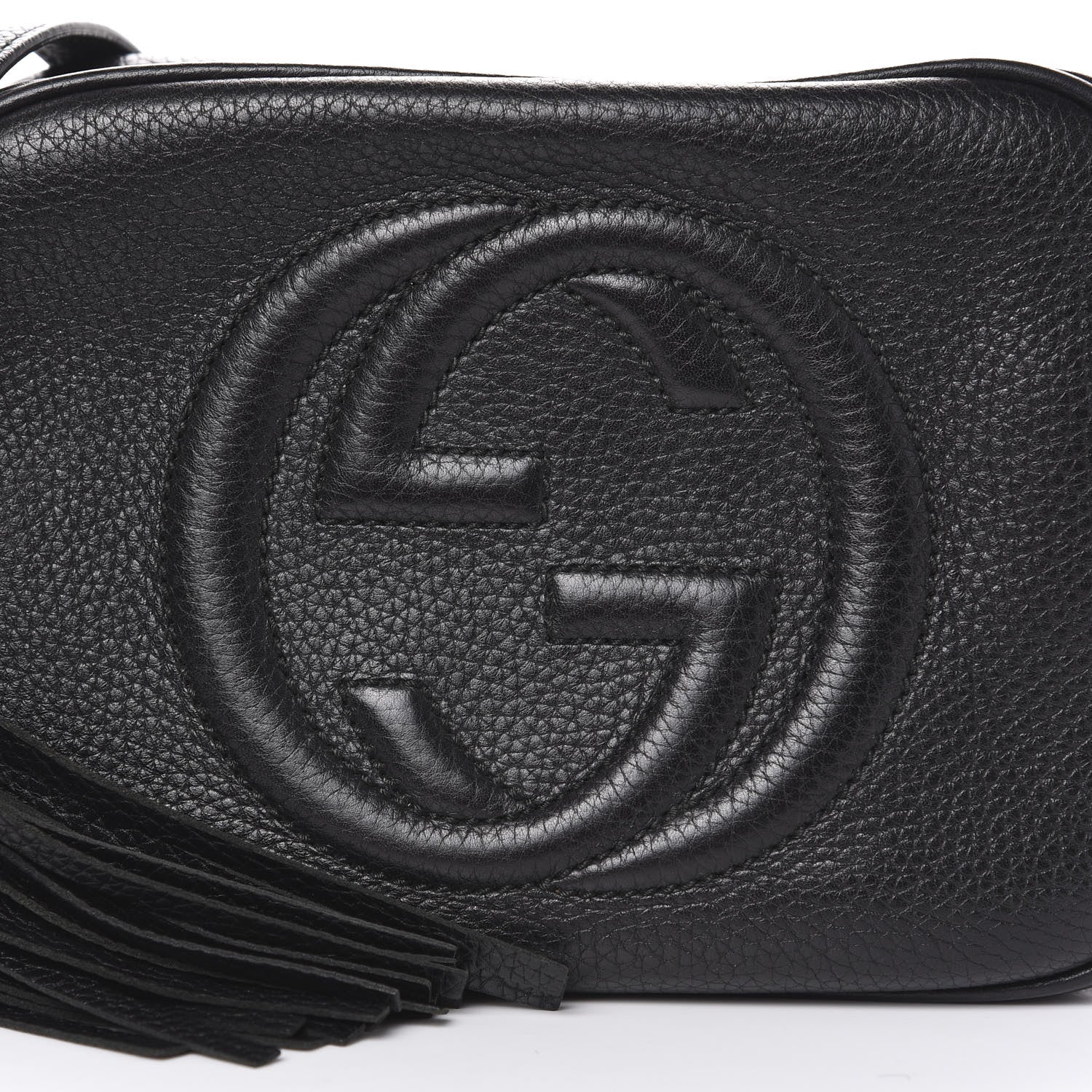 Gucci Pebbled Calfskin Small Soho Disco Bag Black 12 of 12