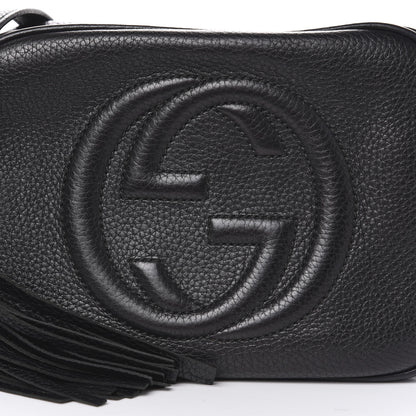 Gucci Pebbled Calfskin Small Soho Disco Bag Black 12 of 12