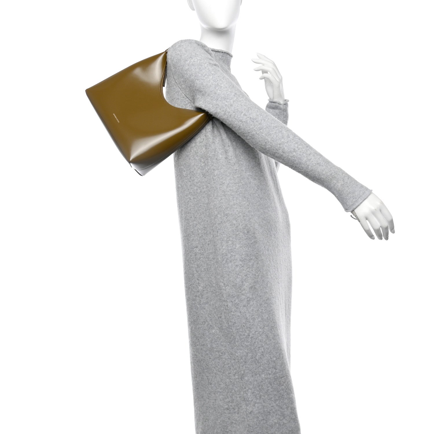 Mansur Gavriel Polished Calfskin Mini Candy Bag Bamboo 3 of 11