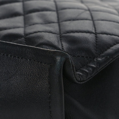 Chanel Calfskin Quilted Large Boy Tote Black 11 of 13