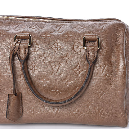 Louis Vuitton Empreinte Speedy Bandouliere 25 Bronze 17 of 22