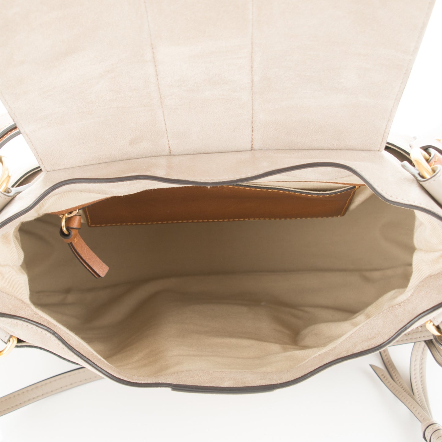 Suede Small Lexa Shoulder Bag Motty Grey