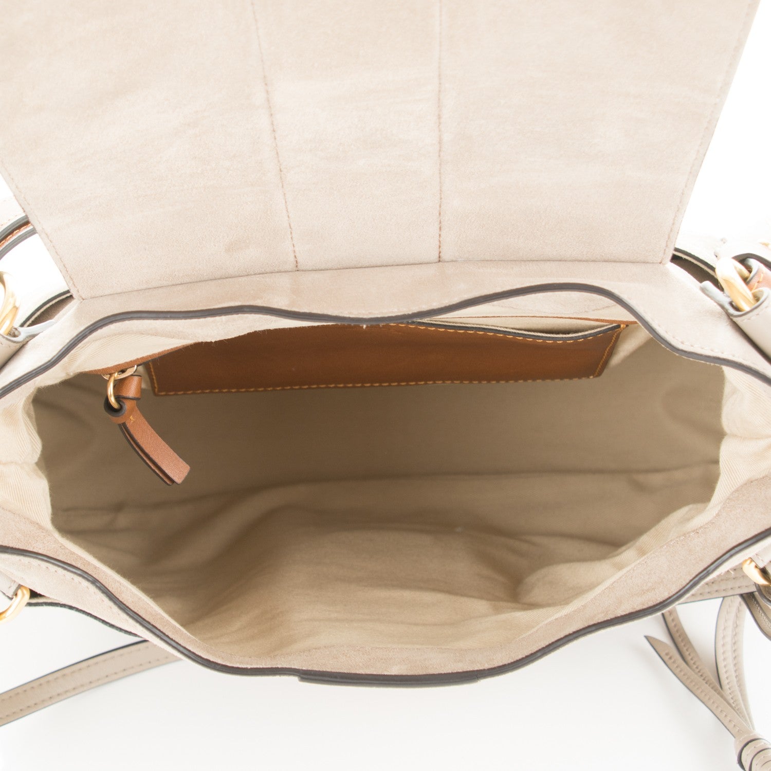 Chloe Suede Small Lexa Shoulder Bag Motty Grey 5 of 8
