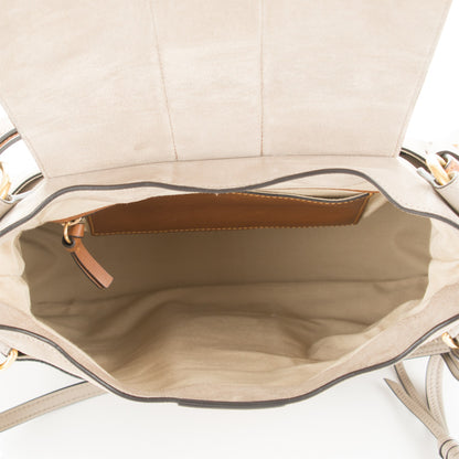 Chloe Suede Small Lexa Shoulder Bag Motty Grey 5 of 8