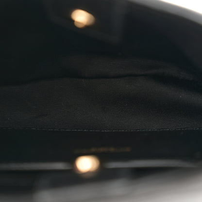 Saint Laurent Lambskin Quilted Monogram Sade Hobo Black 5 of 10