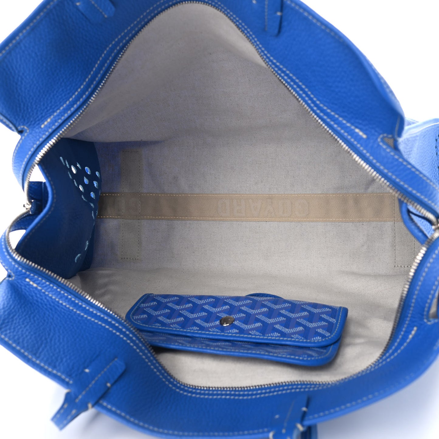 Goyardine Sac Hardy Pet Carrier PM Sky Blue