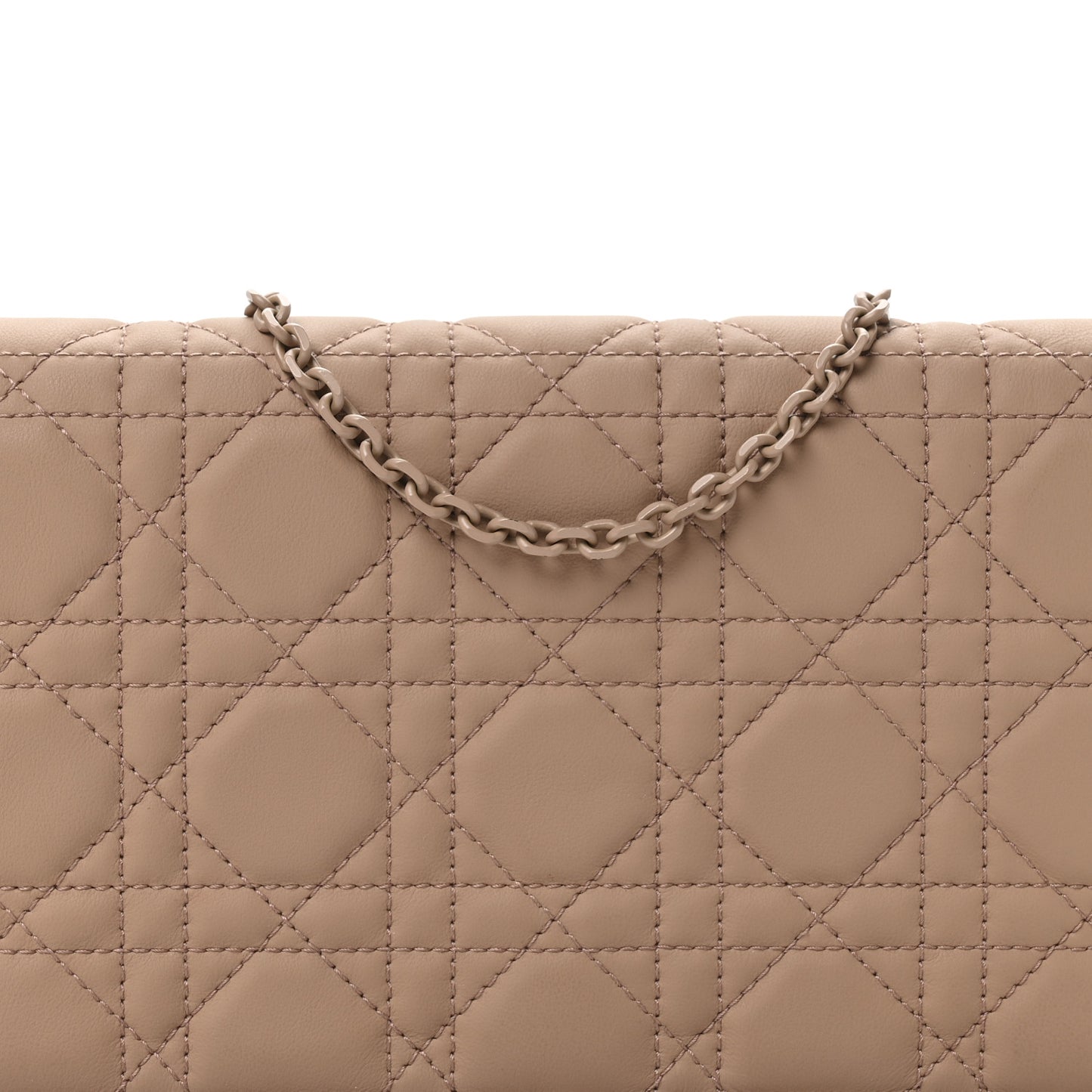 Ultra Matte Calfskin Cannage Lady Dior Clutch Fard