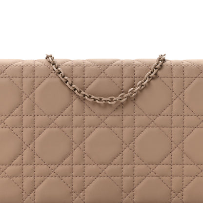 Christian Dior Ultra Matte Calfskin Cannage Lady Dior Clutch Fard 9 of 12