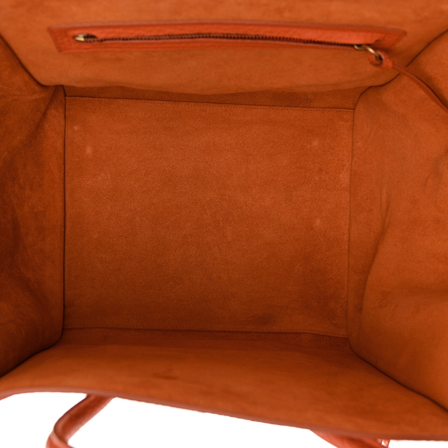 Celine Bullhide Calfskin Medium Phantom Luggage Burnt Orange 4 of 13
