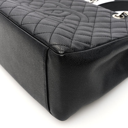 Chanel Caviar Quilted Grand Shopping Tote GST Black 10 of 10