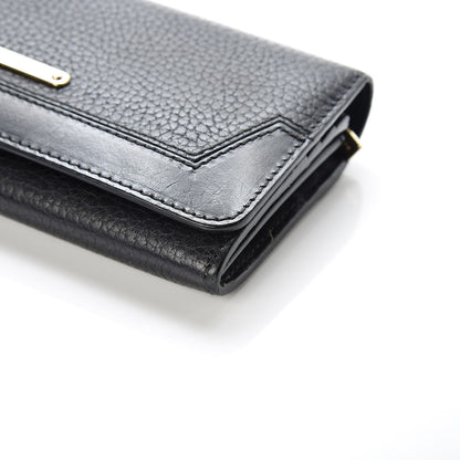 Burberry Grain Calfskin Continental Wallet Black 13 of 14