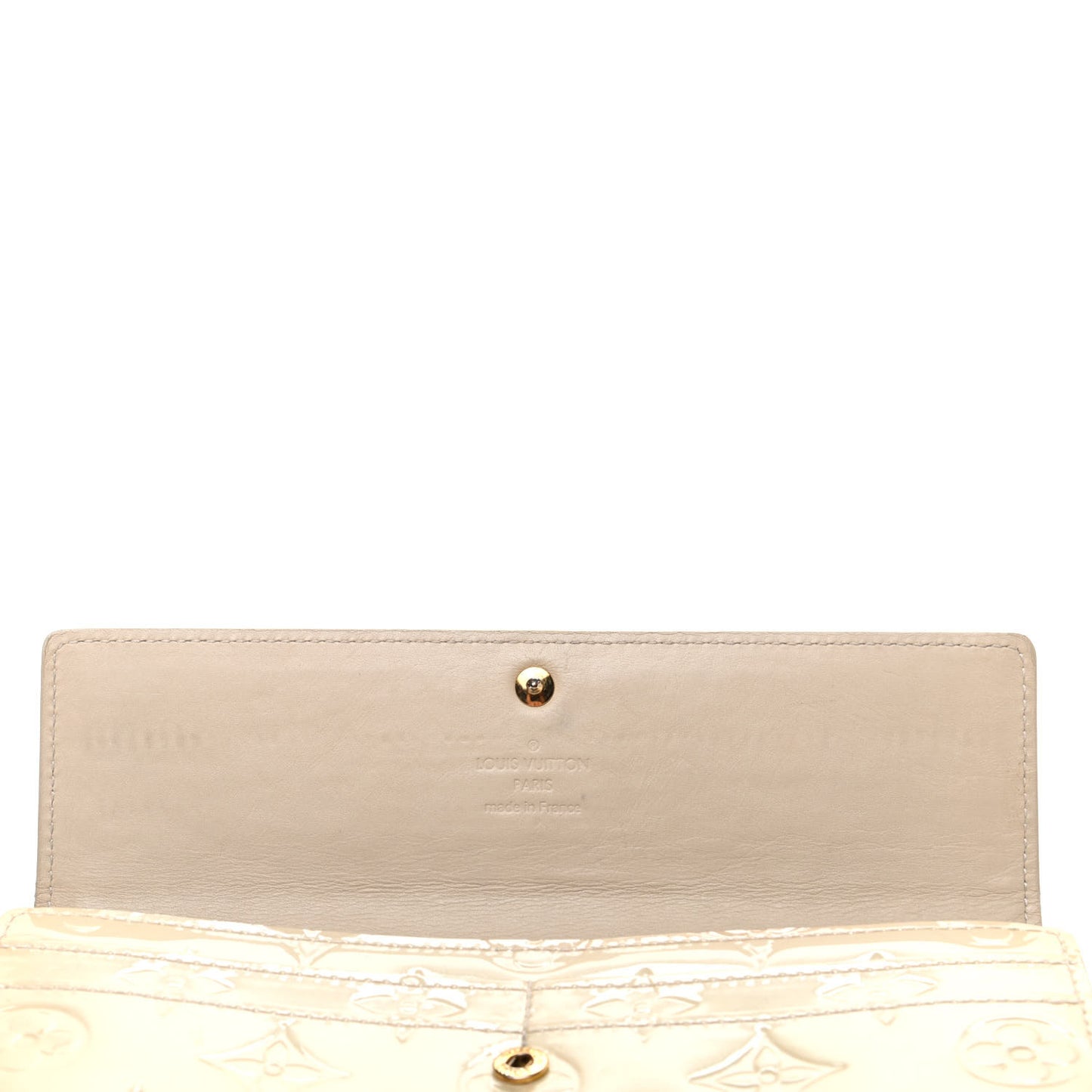 Vernis Sarah Wallet Blanc Corail