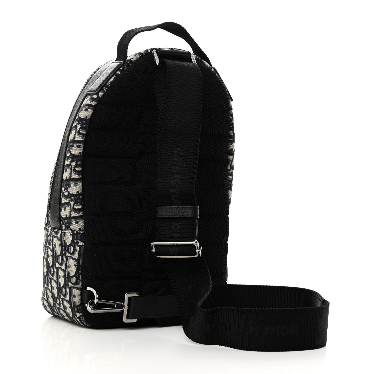 Christian Dior Oblique Mini Rider Backpack Black 3 of 10