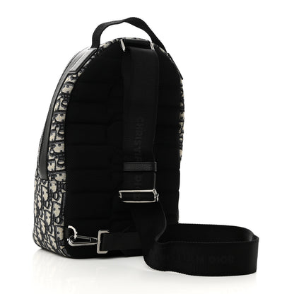 Christian Dior Oblique Mini Rider Backpack Black 3 of 10