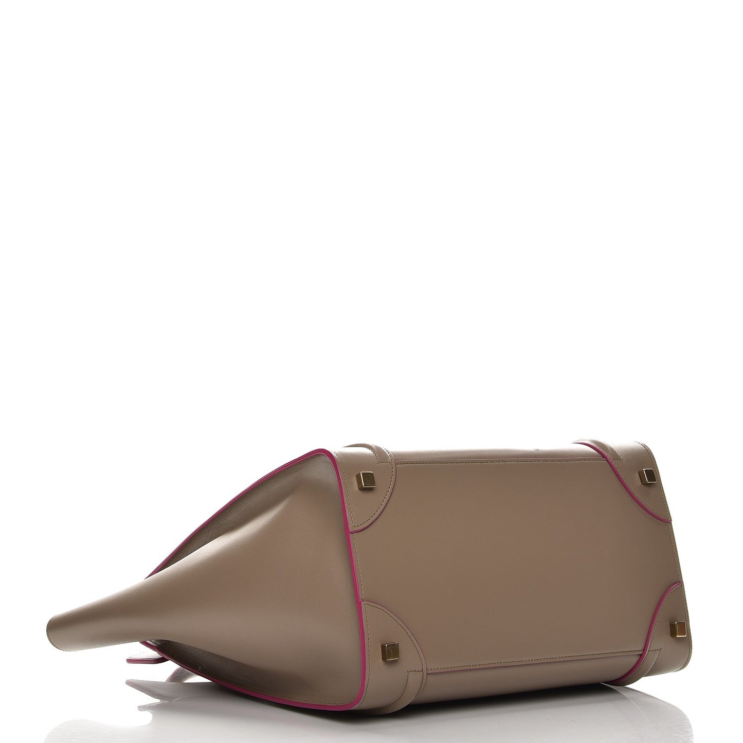 Smooth Calfskin Mini Luggage Beige