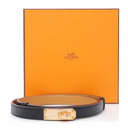 Hermes Epsom Kelly Belt Black 6 of 6