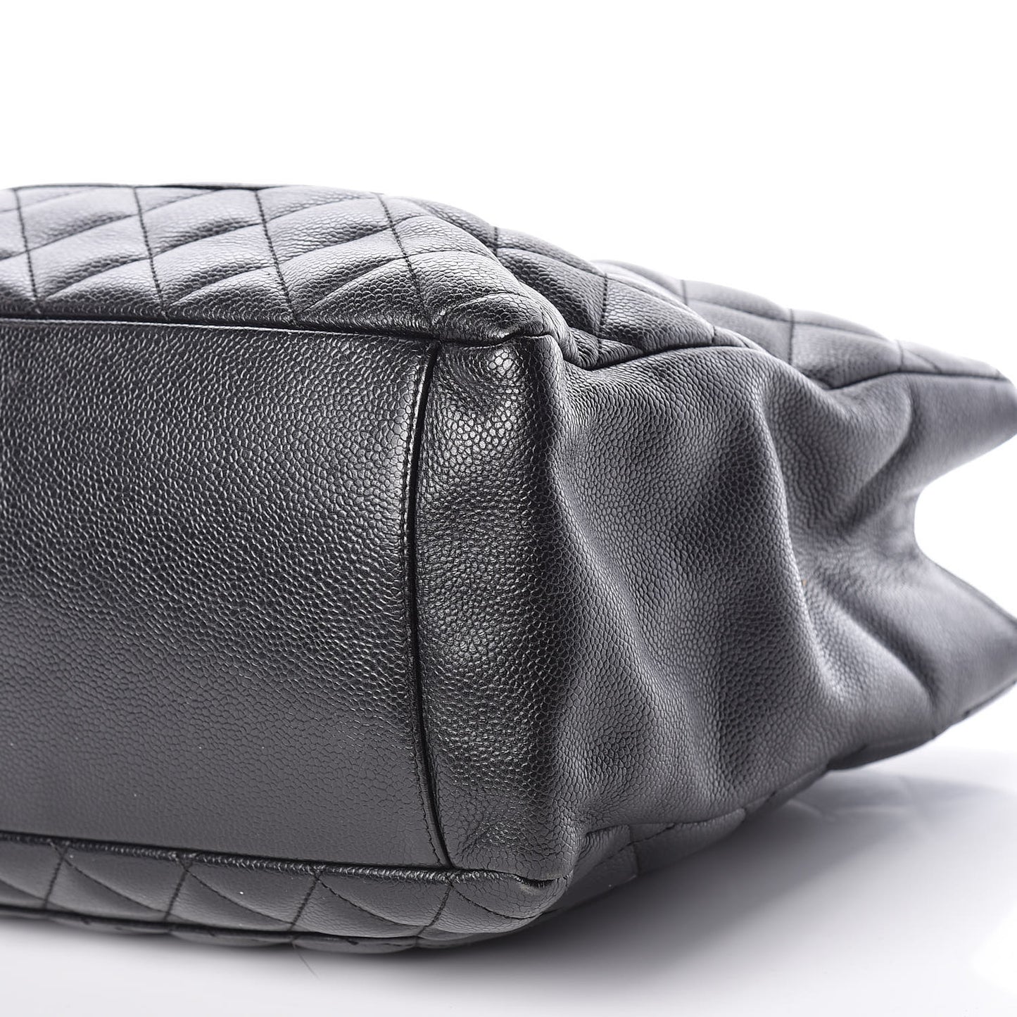 Caviar Quilted Grand Shopping Tote GST Black