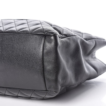 Chanel Caviar Quilted Grand Shopping Tote GST Black 6 of 9