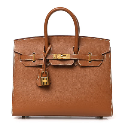 Hermes Epsom Birkin Sellier 25 Gold 1 of 10