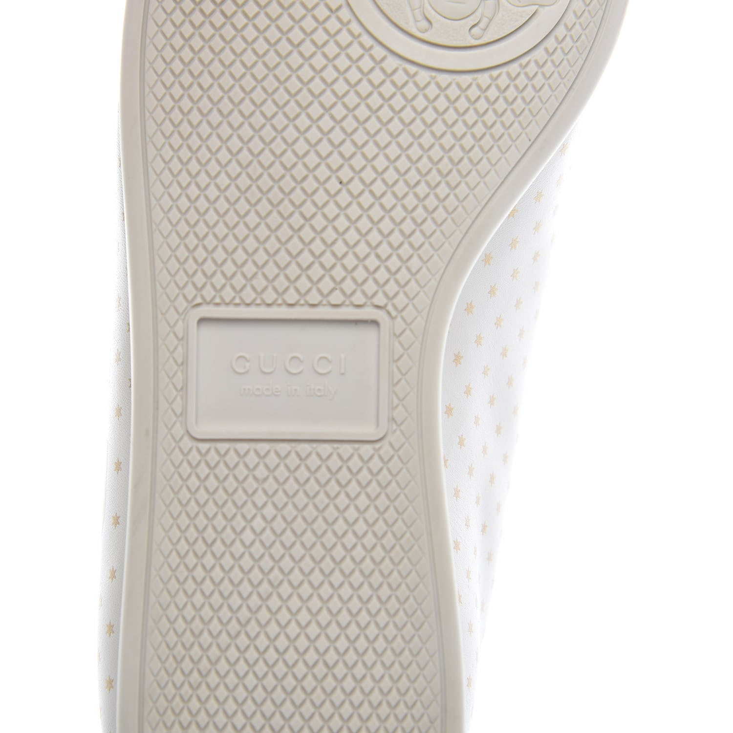 Gucci X SEGA Calfskin GUCCY Stars Womens Falacer Sneakers 37 White 8 of 10