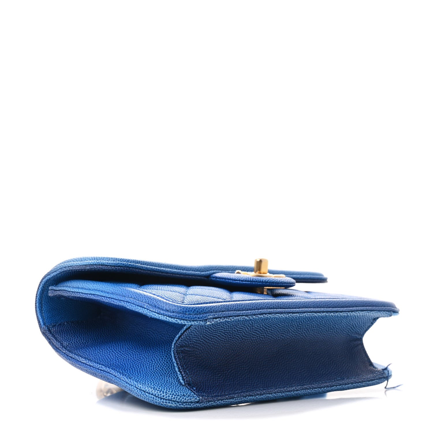 Chanel Caviar Quilted Sunset On The Sea Waist Bag Blue 4 of 12
