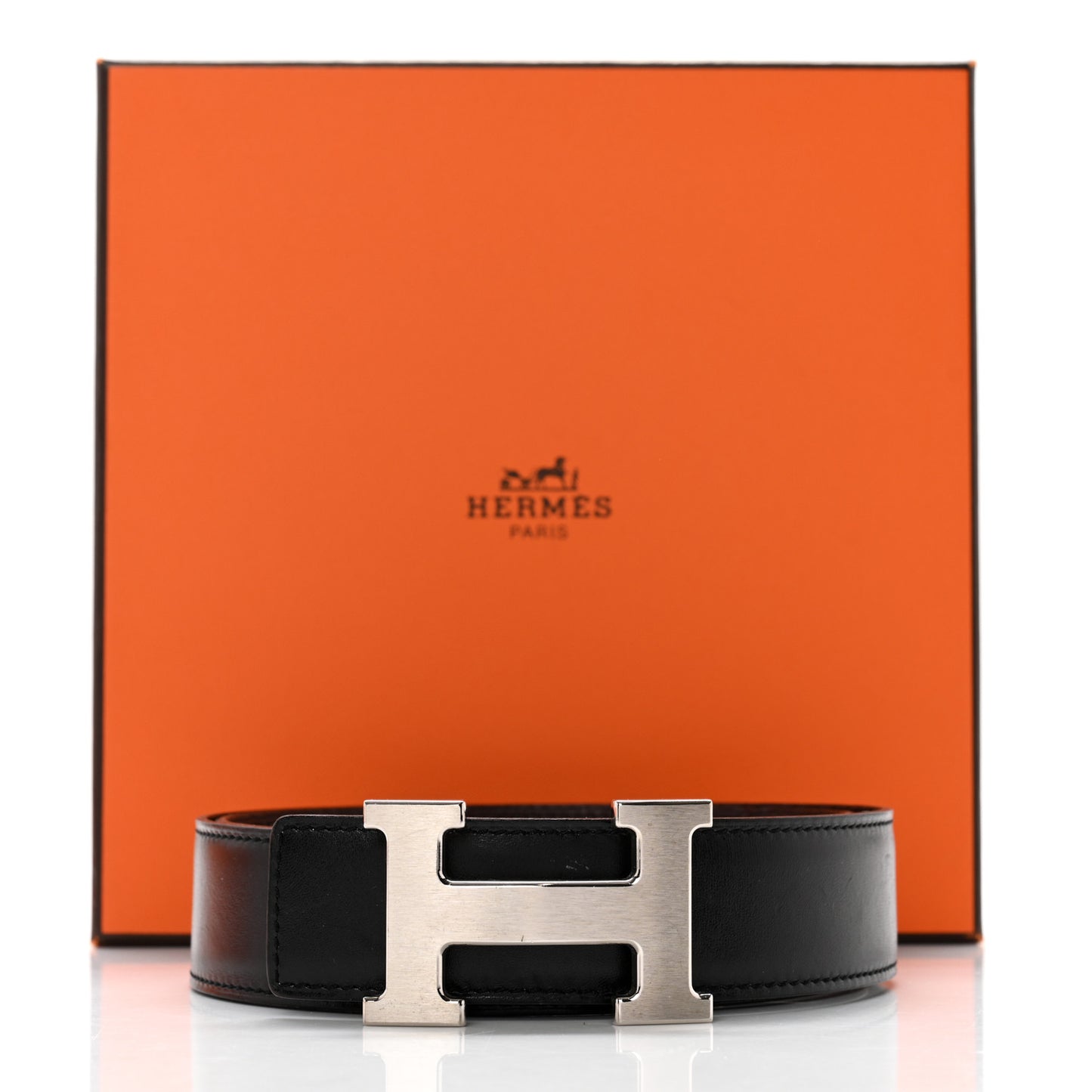 Box Togo 32mm H Belt 80 Black Chocolate