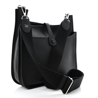 Hermes Taurillon Clemence Evelyne III PM Black 3 of 11