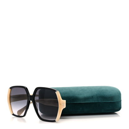 Gucci Acetate Square Frame Sunglasses GG1065S Black Beige 8 of 8