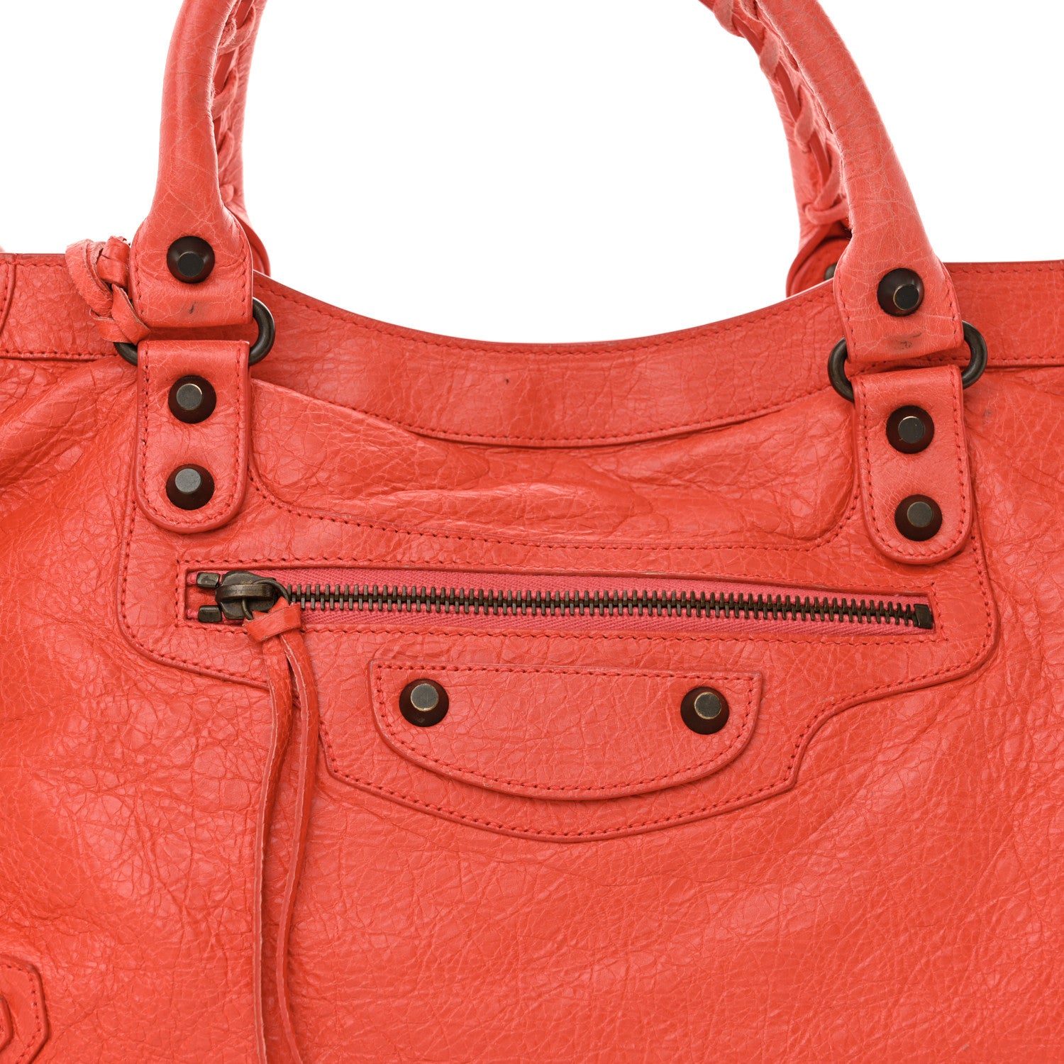 Balenciaga Agneau Classic Hardware City Rose Corail 8 of 15