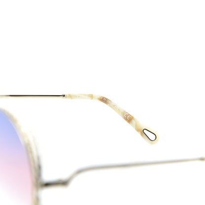 Chloe Oversized Round Carlina Sunglasses CE114ST Rainbow 6 of 7