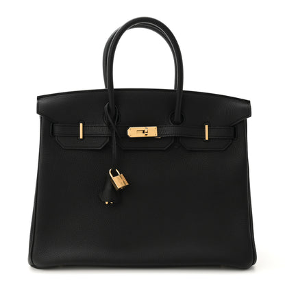 Hermes Togo Birkin 35 Black 1 of 10