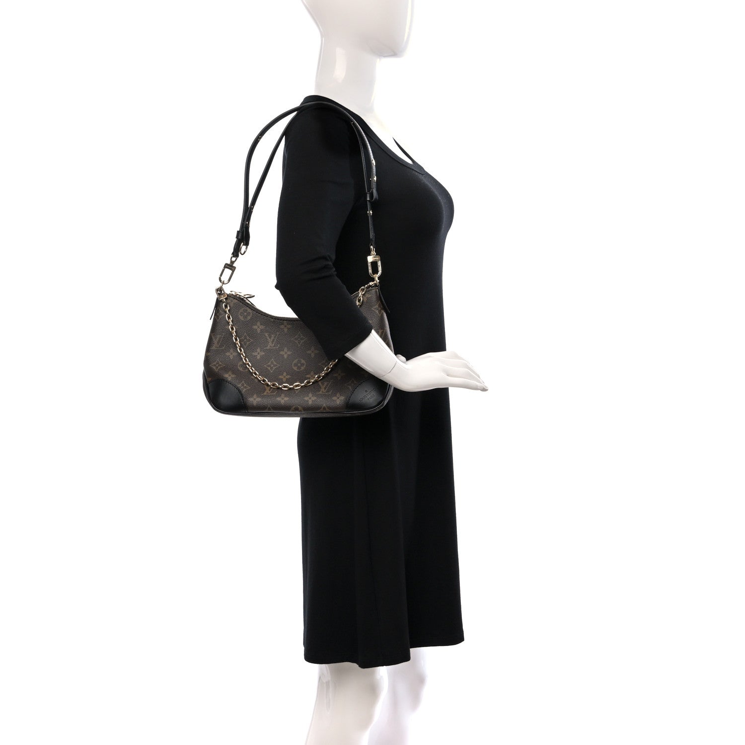 Louis Vuitton Monogram Boulogne NM Black 2 of 8