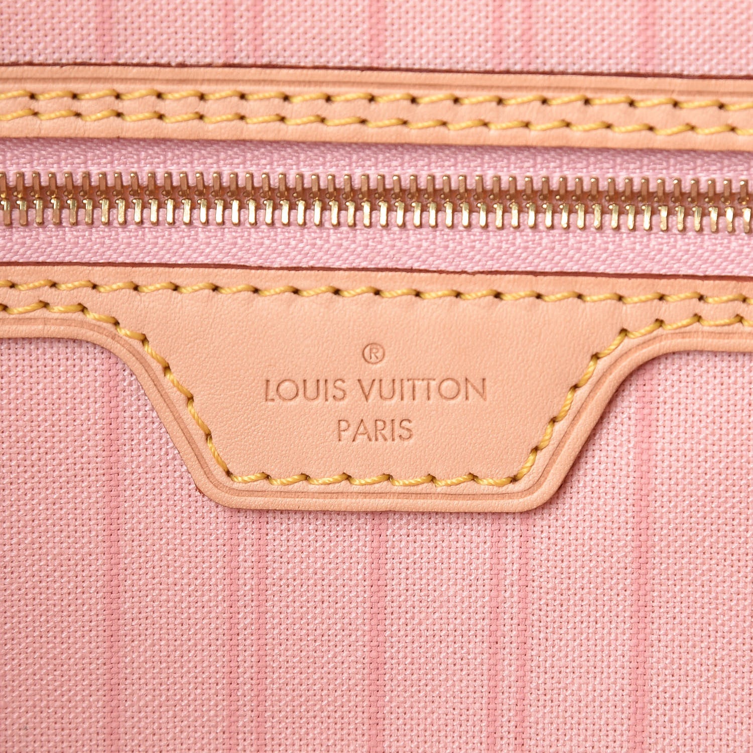 Louis Vuitton Damier Azur Delightful MM Rose Ballerine 6 of 11